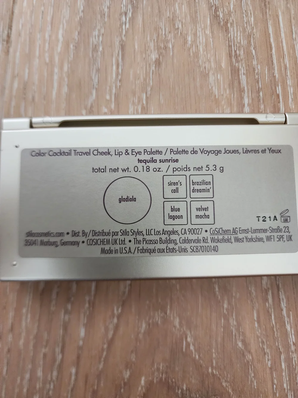 Stila Color Cocktail Travel Cheek, Lip & Eye Palette in the 